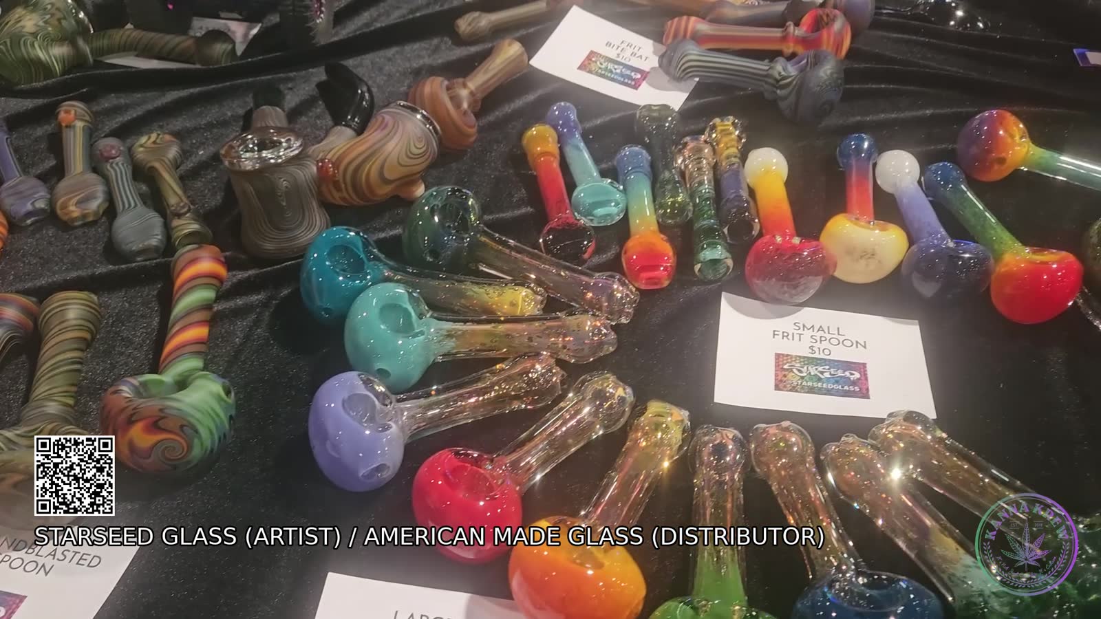 Starseed Glass (artist) / American Made Glass (distributor) — glass walkthrough still